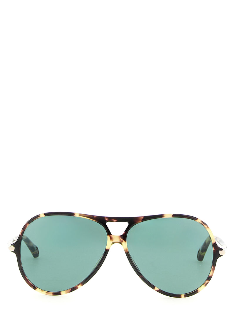 Lunettes de Soleil Chloé en Acétate Multicolore
