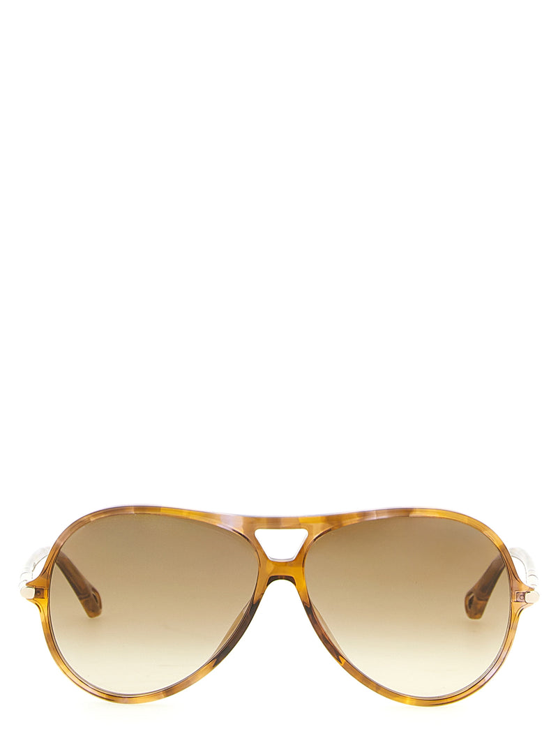 Lunettes de soleil en acétate bicolore Chloé