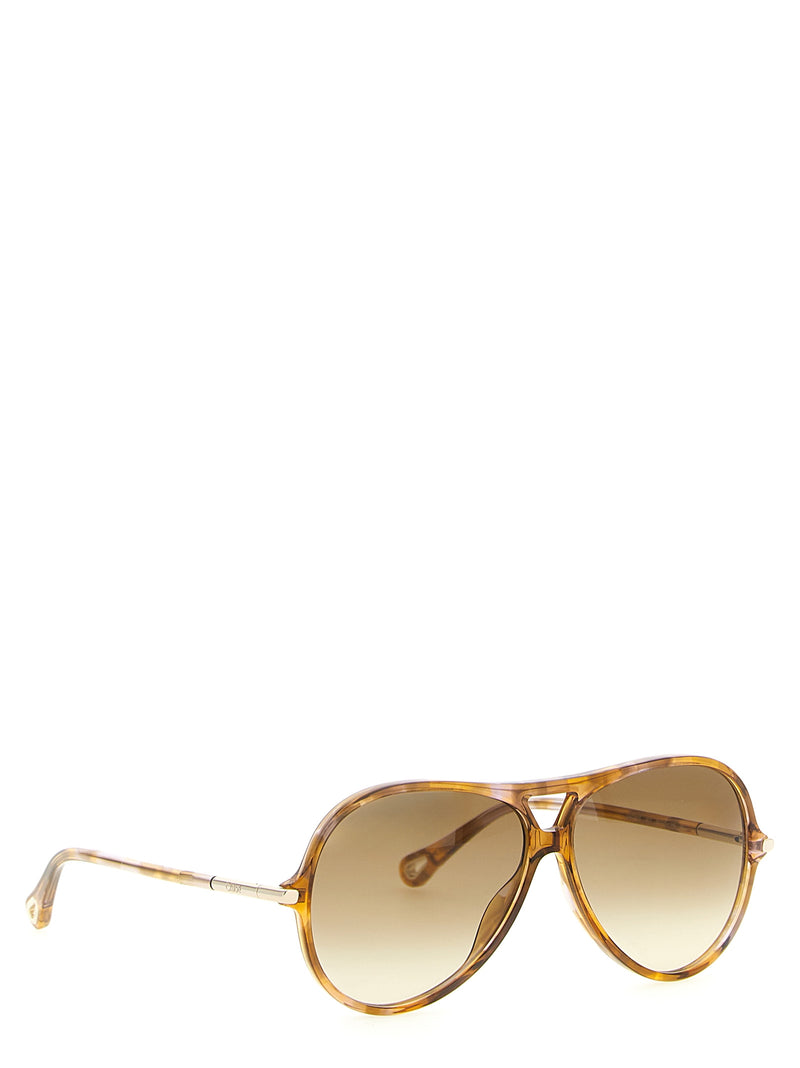 Lunettes de soleil en acétate bicolore Chloé