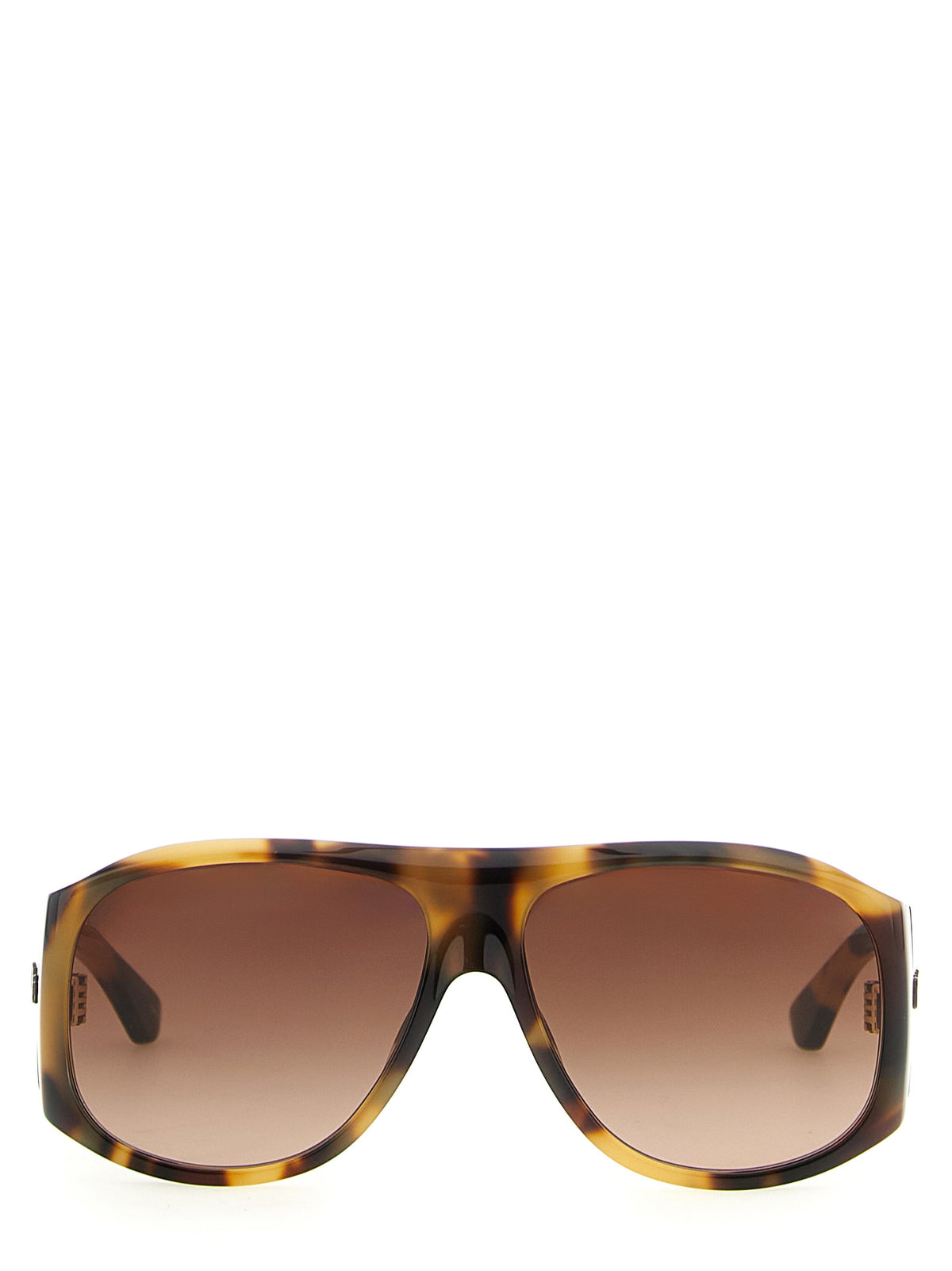 Lunettes de soleil Chloé en acétate marron