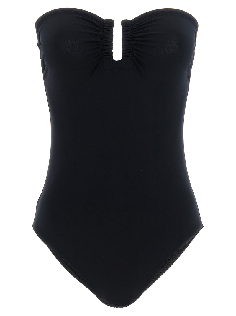 Eres Black Polyamide One-Piece Swimsuit