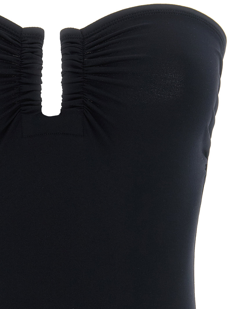 Eres Black Polyamide One-Piece Swimsuit
