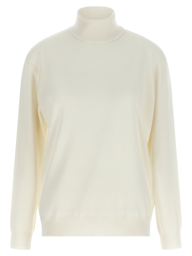 Brunello Cucinelli White Cashmere Cardigan
