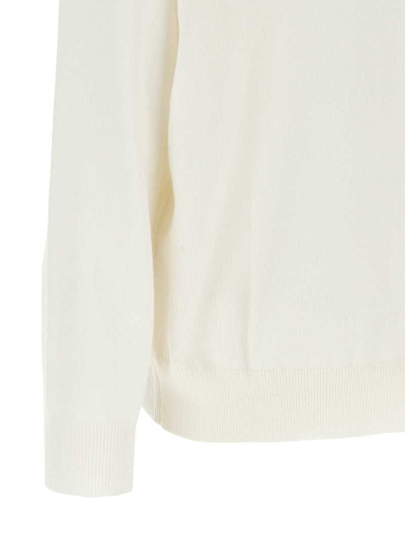 Brunello Cucinelli White Cashmere Cardigan