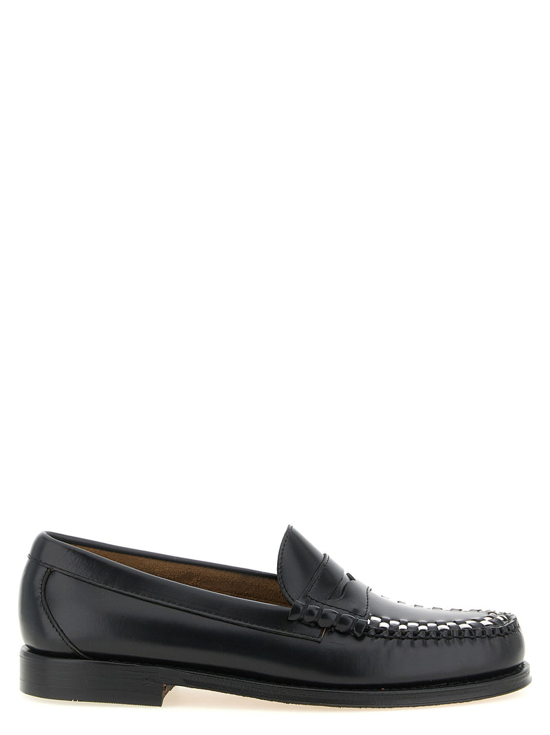 Mocassins bicolores en cuir de vache G.H. BASS