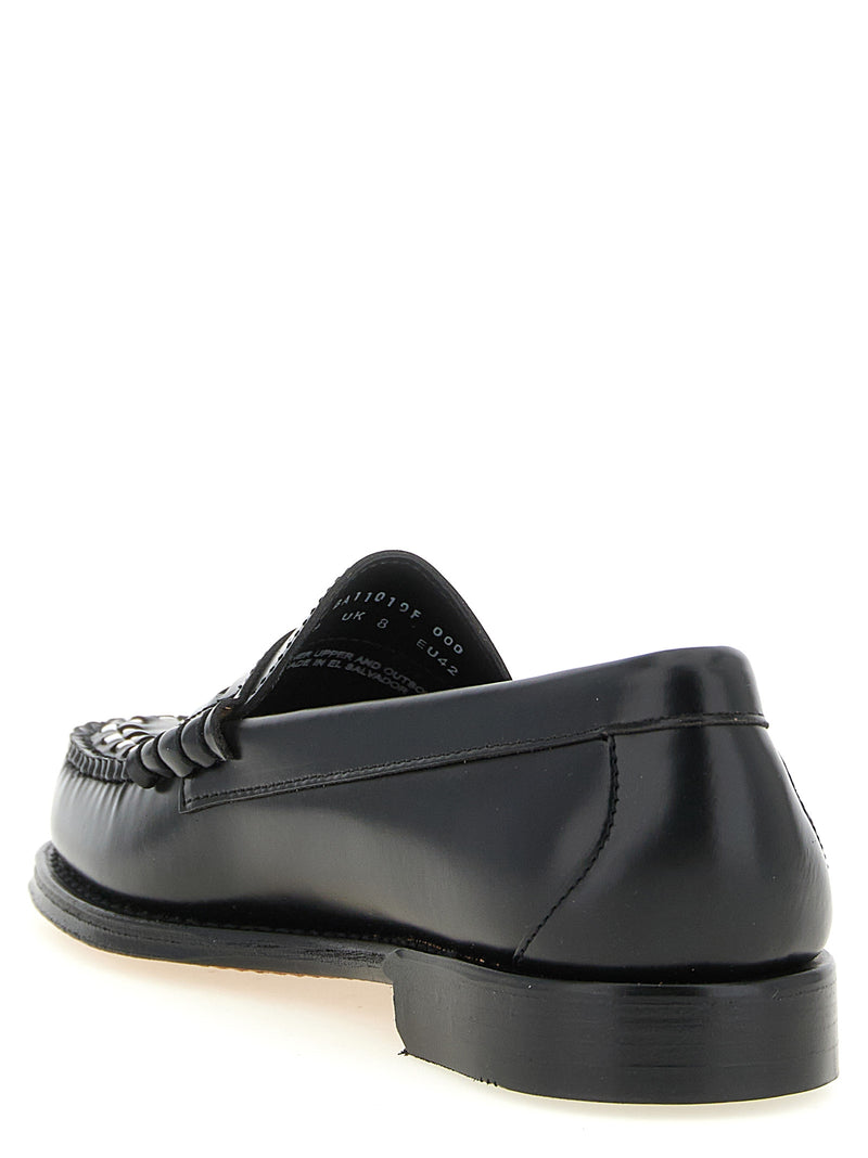 Mocassins bicolores en cuir de vache G.H. BASS