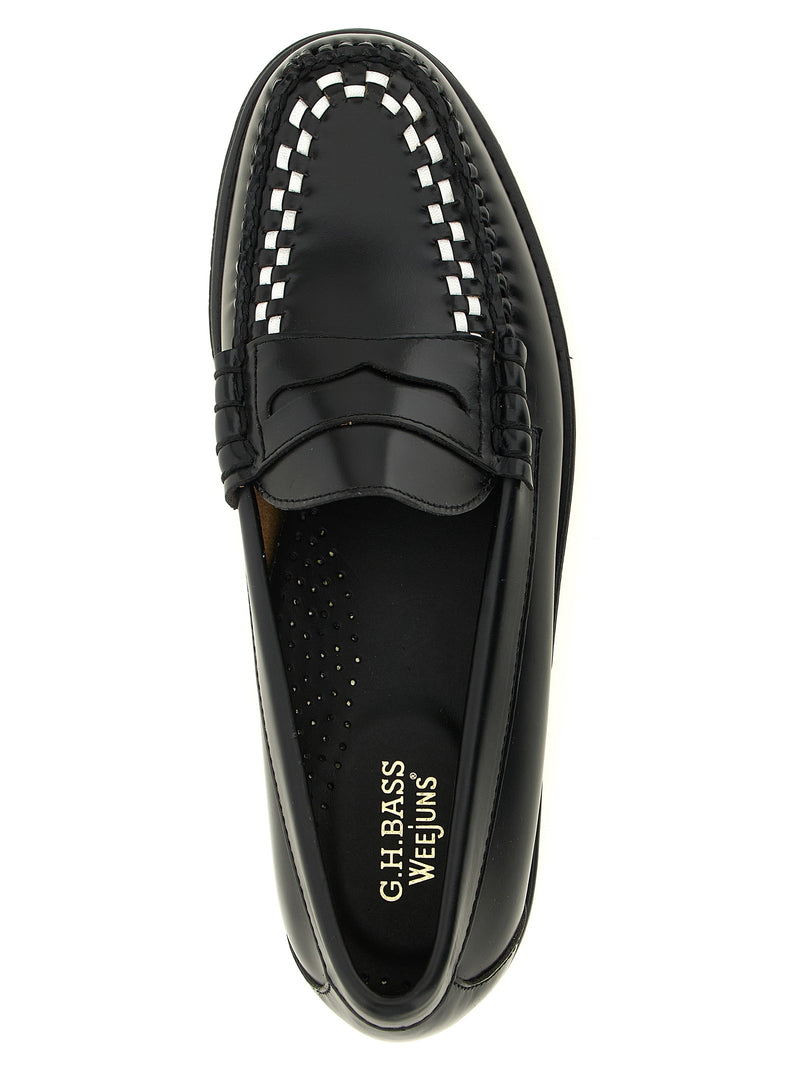 Mocassins bicolores en cuir de vache G.H. BASS