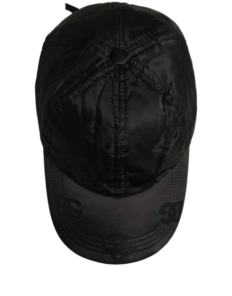 Casquette de baseball noire Dolce & Gabbana pour homme à monogramme DG
