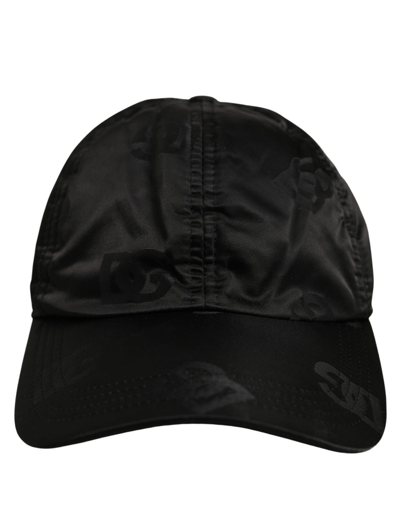 Casquette de baseball noire Dolce & Gabbana pour homme à monogramme DG