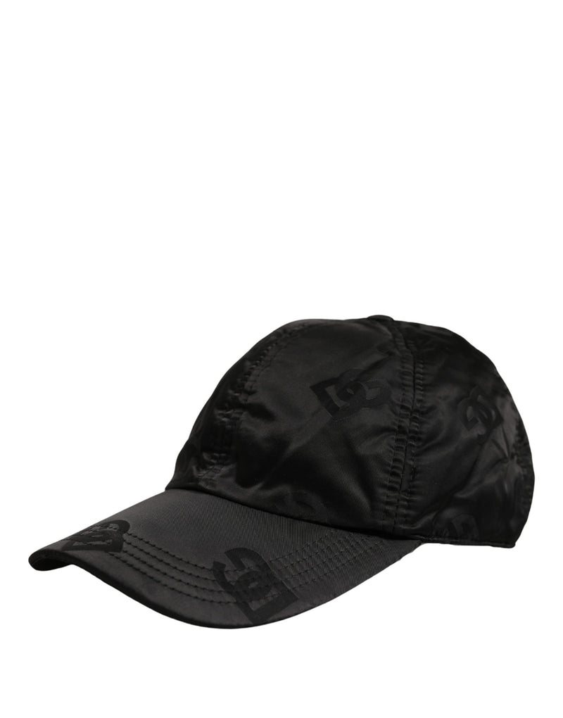 Casquette de baseball noire Dolce & Gabbana pour homme à monogramme DG