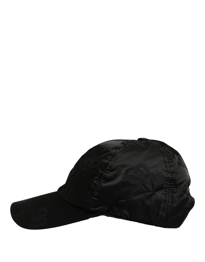 Casquette de baseball noire Dolce & Gabbana pour homme à monogramme DG