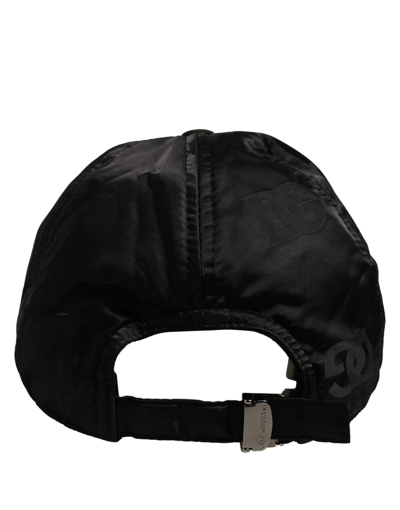 Casquette de baseball noire Dolce & Gabbana pour homme à monogramme DG