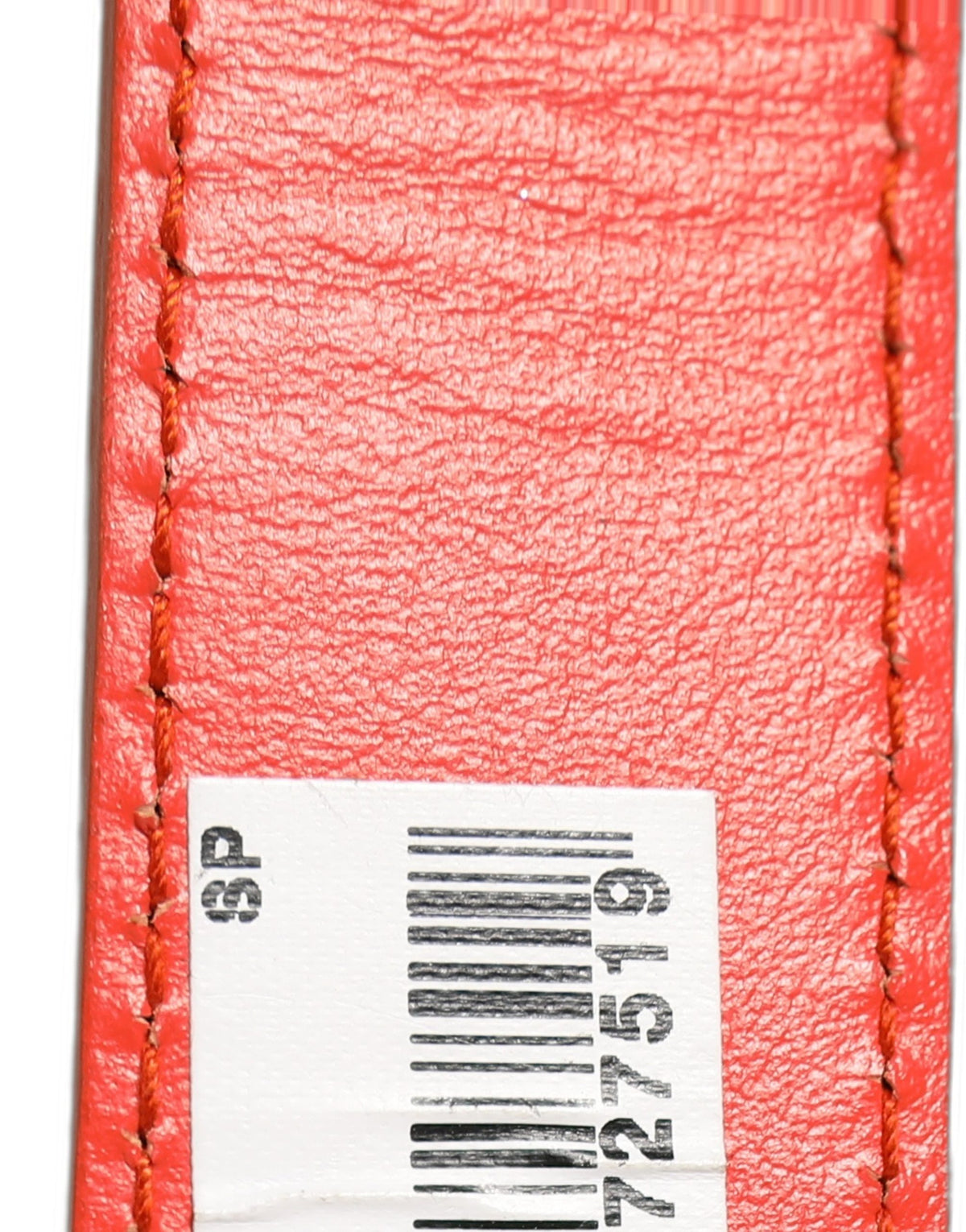 Ceinture Dolce & Gabbana en cuir rouge et boucle en métal argenté