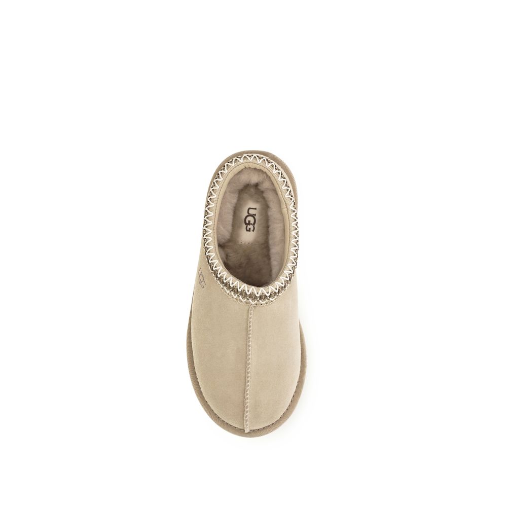 Mules en cuir beige UGG