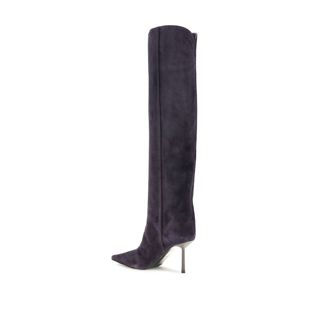 LE SILLA Cuir de veau bleu Bos Taurus cuissarde