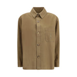 Veste en jean bicolore en coton Saint Laurent