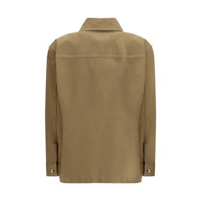 Saint Laurent Bicolor Cotton Denim Jacket