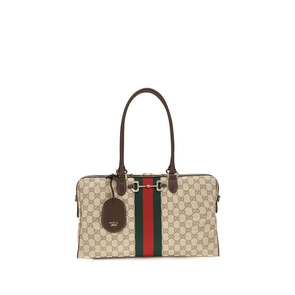 Sac à main Gucci en tissu beige