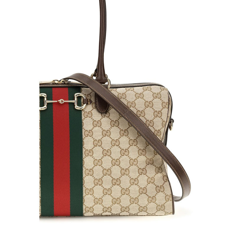 Sac à main Gucci en tissu beige