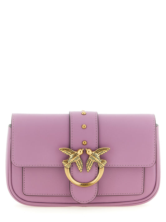 Sac bandoulière PINKO en cuir d'agneau multicolore