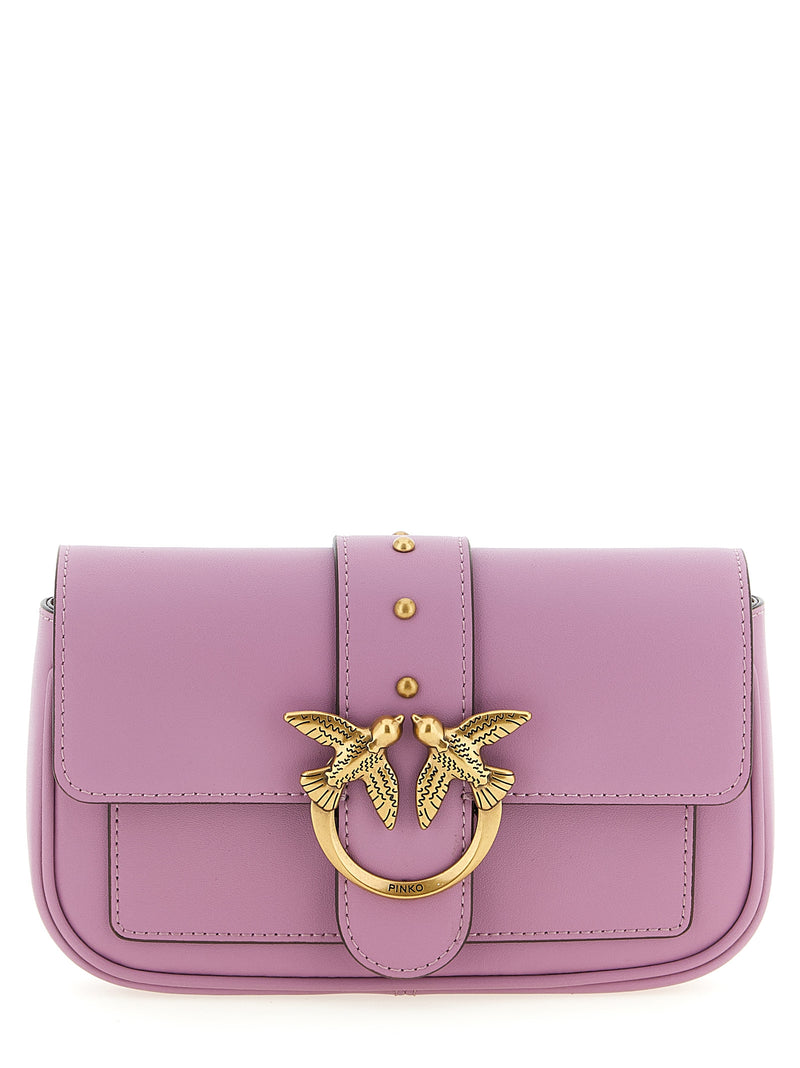 Sac bandoulière PINKO en cuir d'agneau multicolore