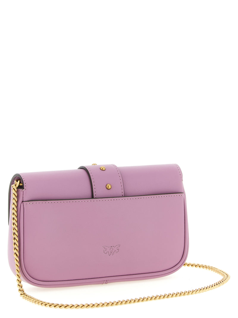Sac bandoulière PINKO en cuir d'agneau multicolore
