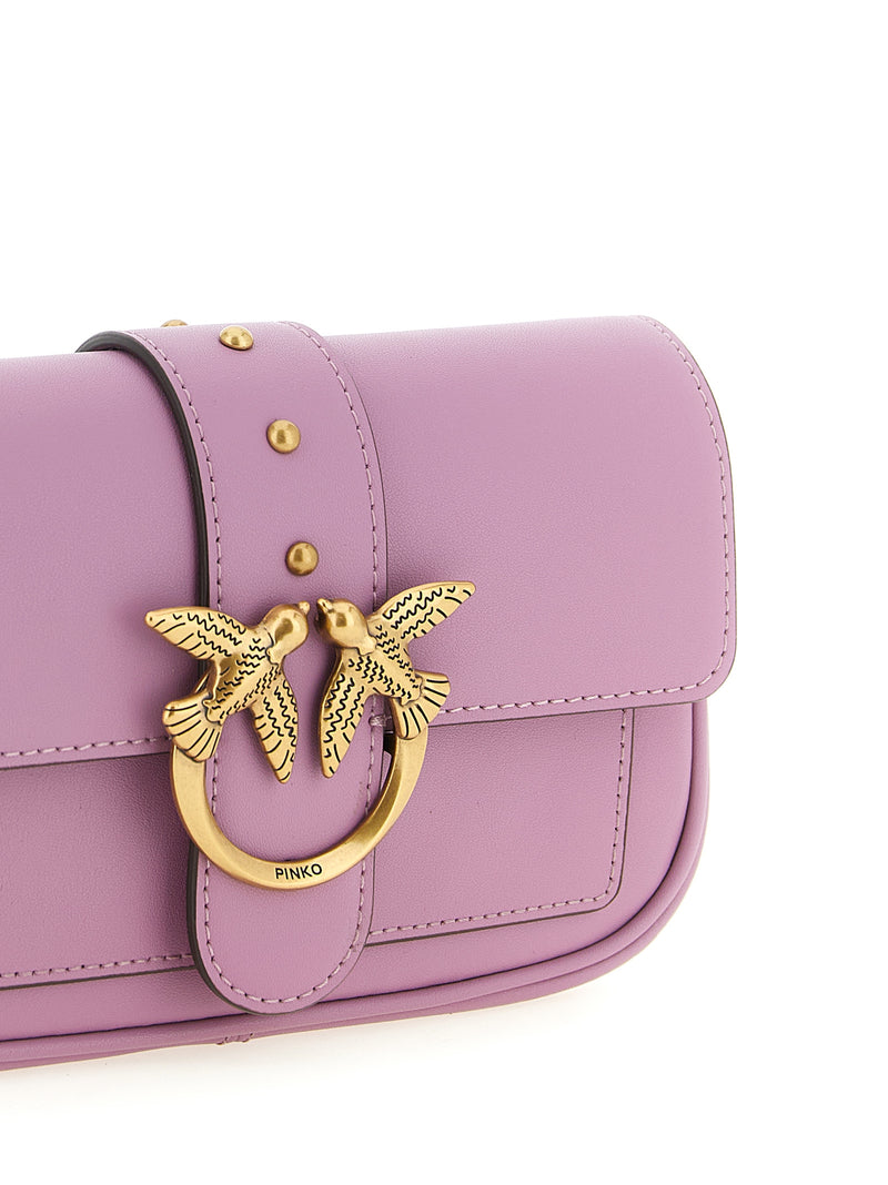 Sac bandoulière PINKO en cuir d'agneau multicolore