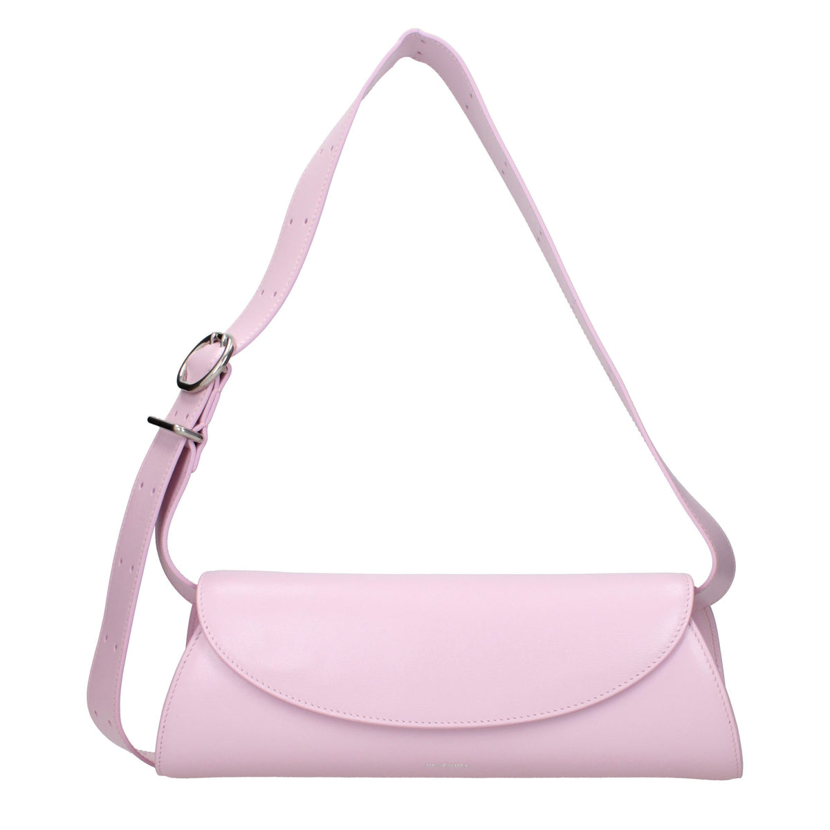 Sac bandoulière en cuir rose Jil Sander