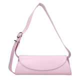 Sac bandoulière en cuir rose Jil Sander