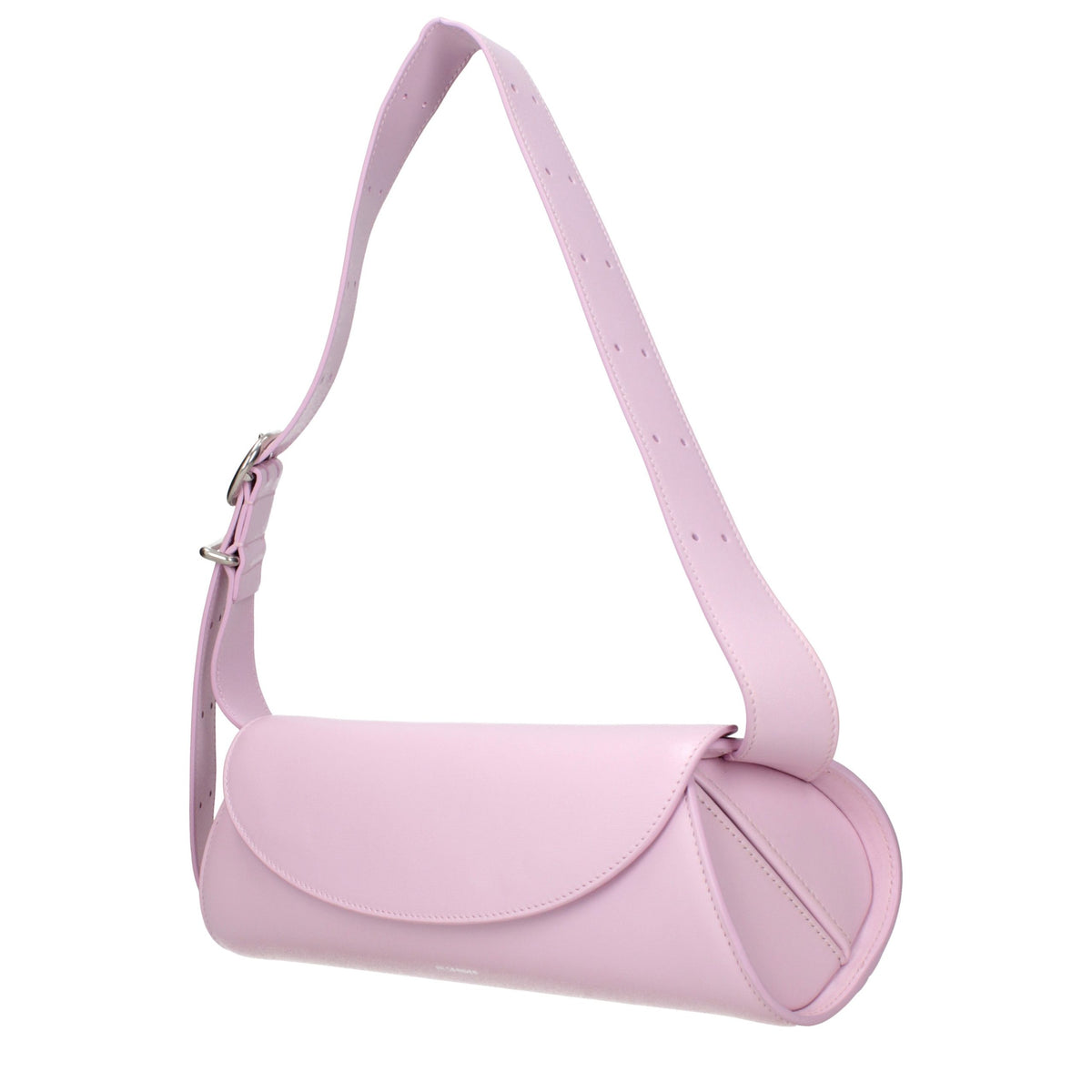 Sac bandoulière en cuir rose Jil Sander
