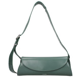 Sac bandoulière en cuir vert Jil Sander