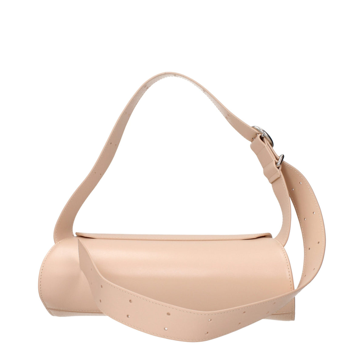 Sac bandoulière en cuir rose Jil Sander