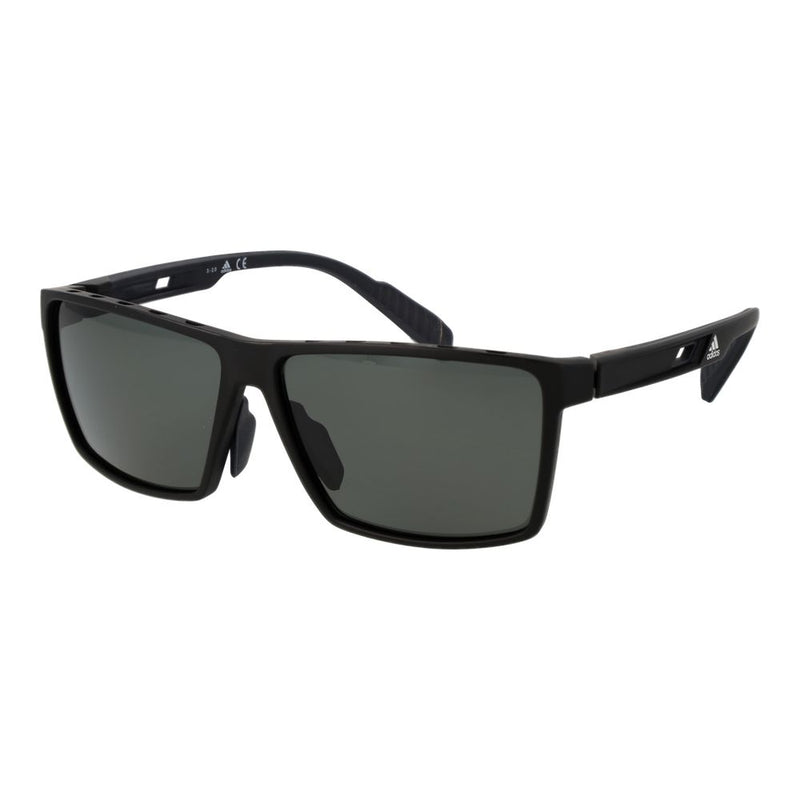Lunettes de soleil Adidas en plastique noir