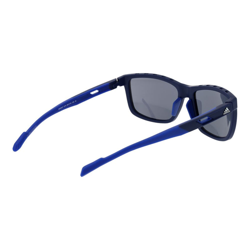 Lunettes de soleil Adidas en plastique bleu