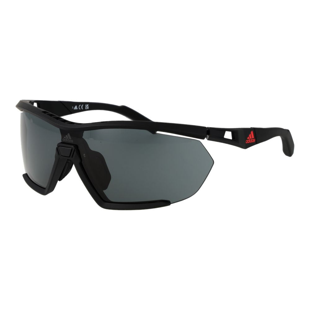 Lunettes de soleil Adidas en plastique noir