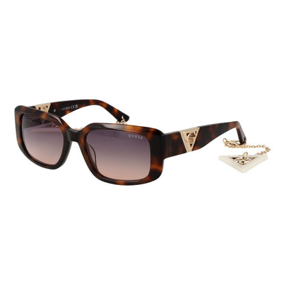 Lunettes de soleil Guess en acétate marron