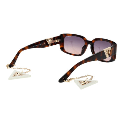 Lunettes de soleil Guess en acétate marron
