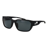 Lunettes de soleil Adidas en plastique noir