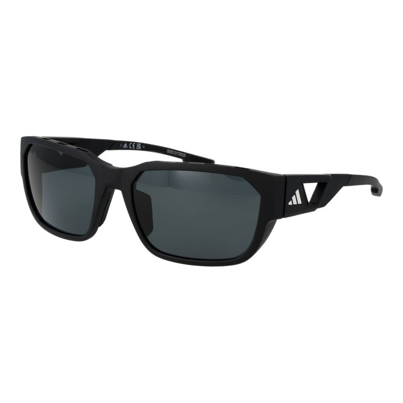 Lunettes de soleil Adidas en plastique noir