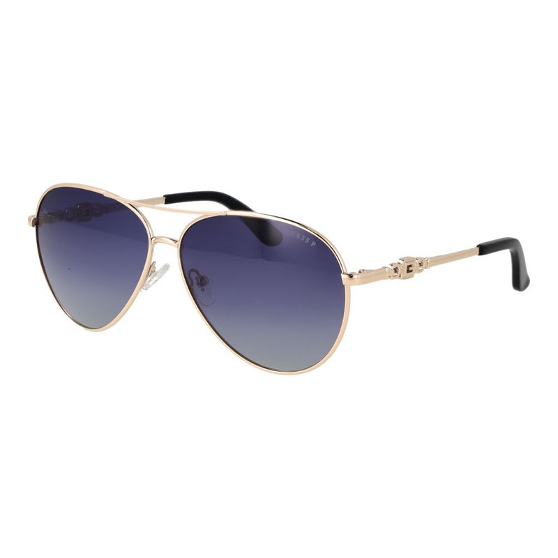 Lunettes de soleil Guess en acétate doré