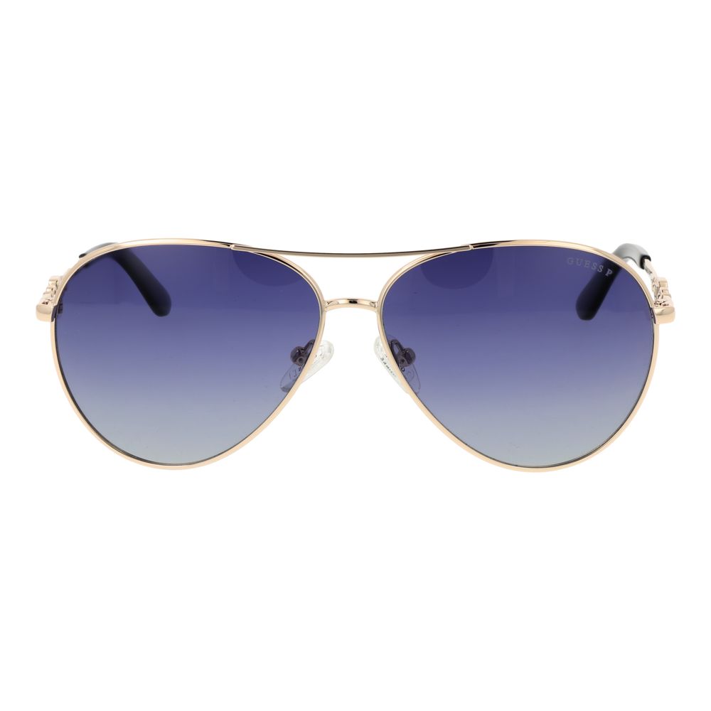 Lunettes de soleil Guess en acétate doré