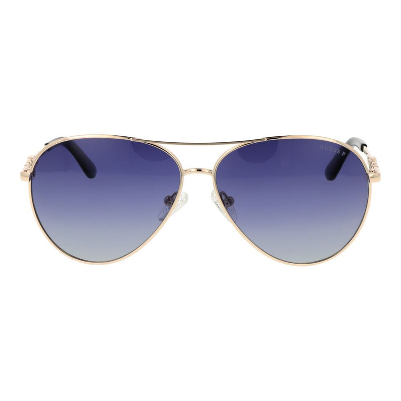 Lunettes de soleil Guess en acétate doré