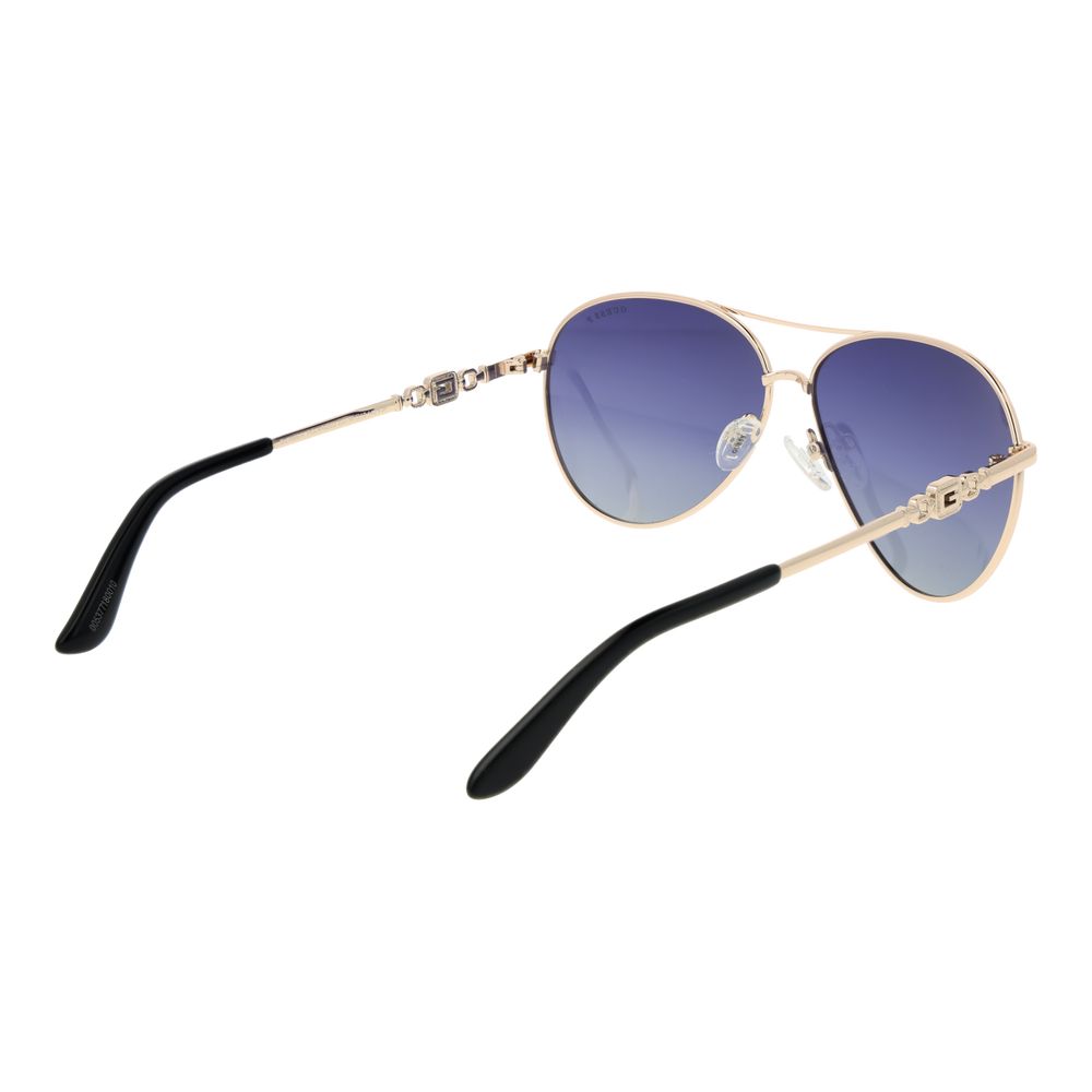Lunettes de soleil Guess en acétate doré