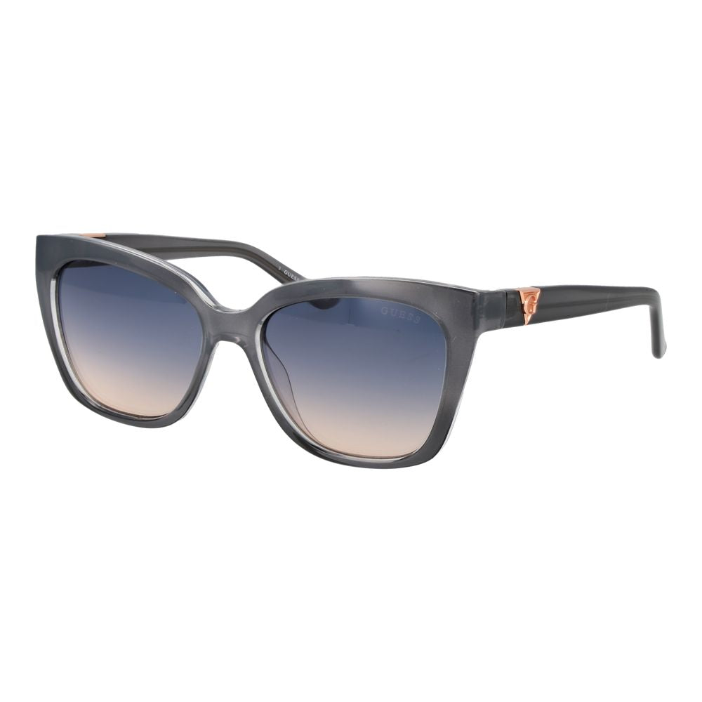 Lunettes de soleil en plastique gris Guess