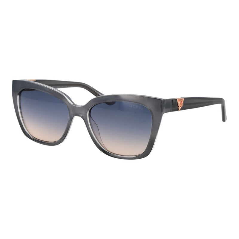 Lunettes de soleil en plastique gris Guess