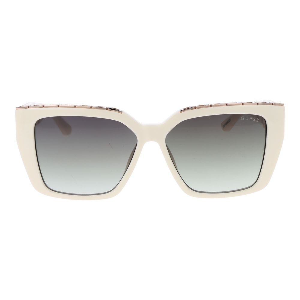 Lunettes de soleil Guess en plastique blanc