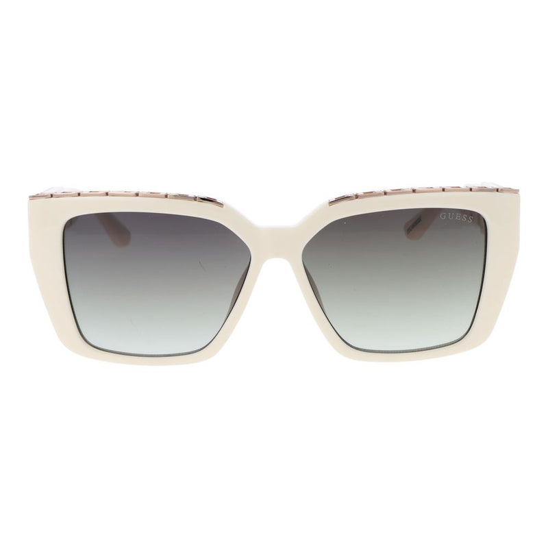 Lunettes de soleil Guess en plastique blanc