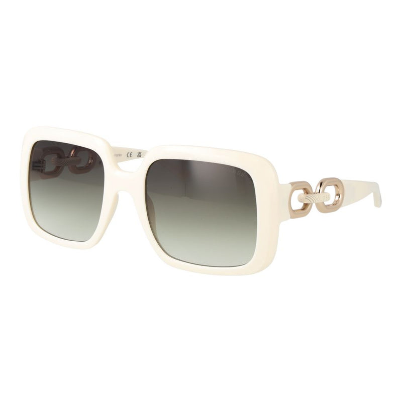 Lunettes de soleil Guess en plastique blanc