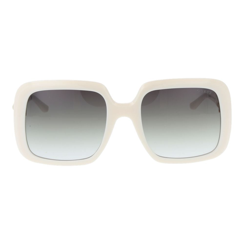 Lunettes de soleil Guess en plastique blanc