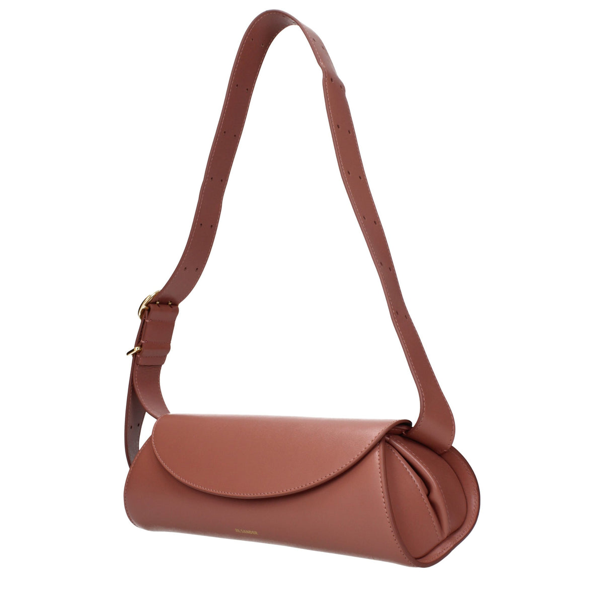 Sac bandoulière en cuir rose Jil Sander